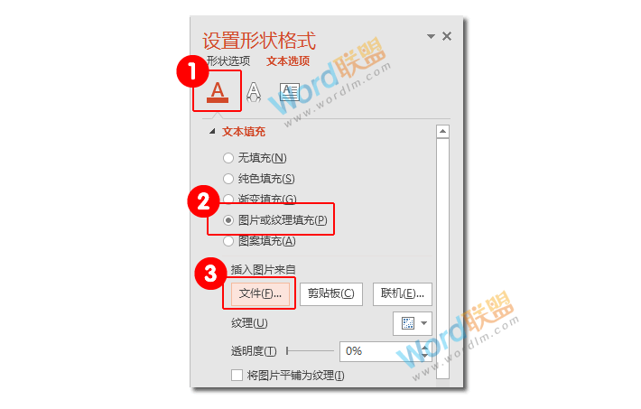 PPT制作图片填充文字颜色艺术文字效果