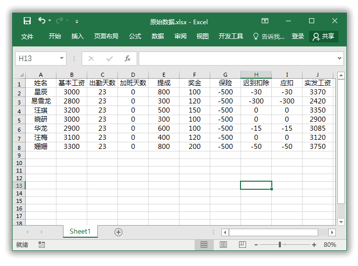 工资条的制作方法(超详细)含WORD和EXCEL生成模板教程